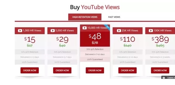 Buy Bulk YouTube Views